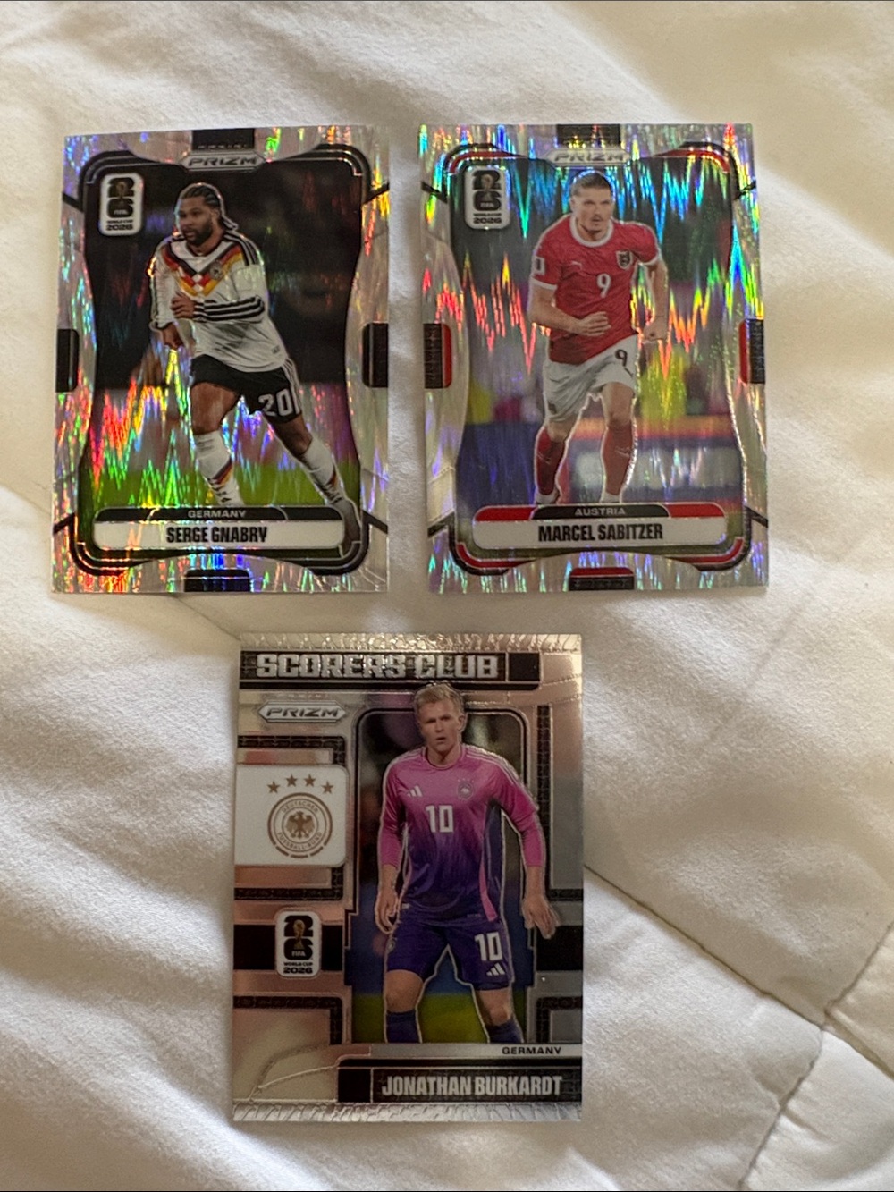 Panini Prizm Fifia Soccer Trading Cards (Silver Holo)